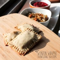 By popular demand...DIY Vegan Wonton Wrapper Recipe + a Thanksgiving Snackum