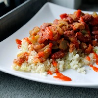 Vegan Red Beans and [Cauliflower] Rice