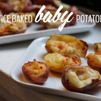 Twice Baked Baby Potatoes (and a lesson in making excuses)